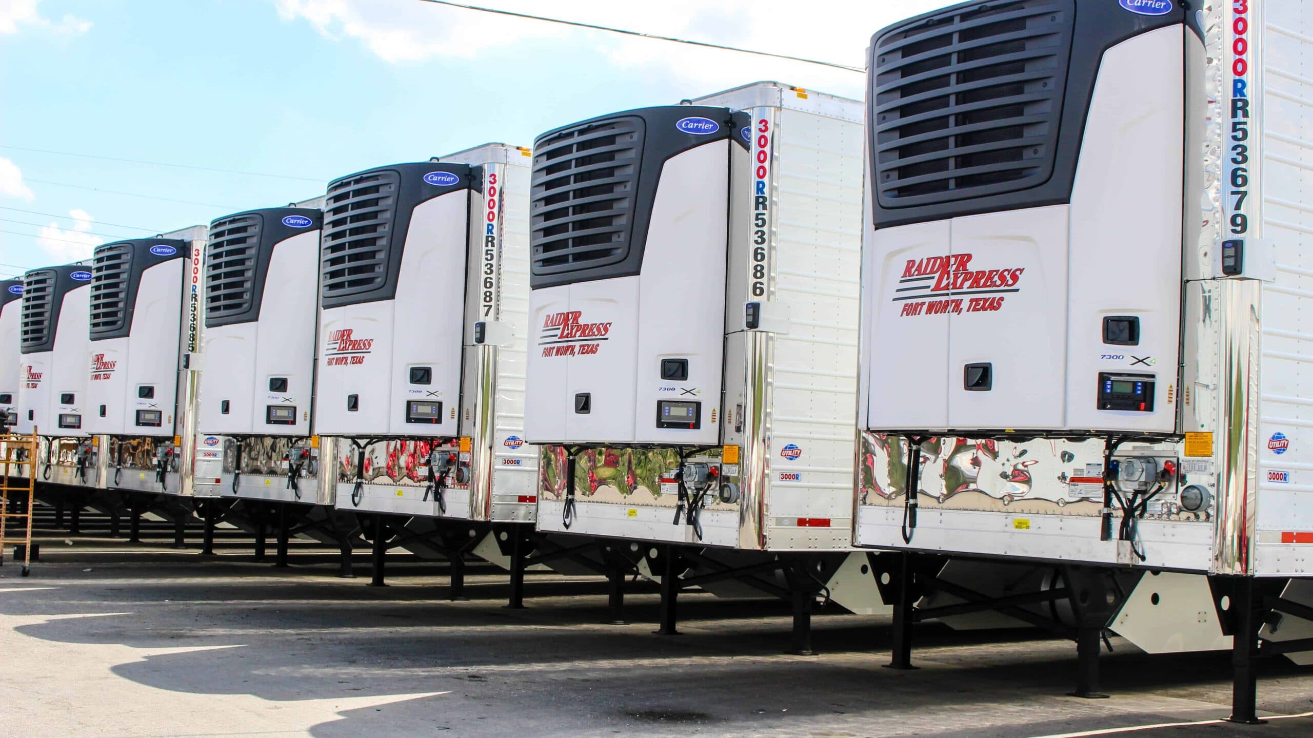 Raider Express refrigerated trailers